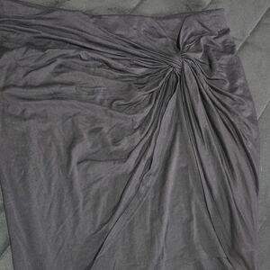 Forever 21 Asymmetrical Black Skirt